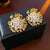 Medieval Flower Flower Alloy Electroplating Earrings