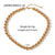 IG Style Circle Geometric Copper 18K Gold Plated Necklaces