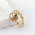 Women Diamond Metal Animal Chinese Zodiac Animal Zircon Rings