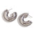 Fashion Circle Geometric Droplet Stainless Steel Electroplating Earrings