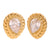 Fashion Irregular Geometric Stainless Steel Electroplating Stud Earrings