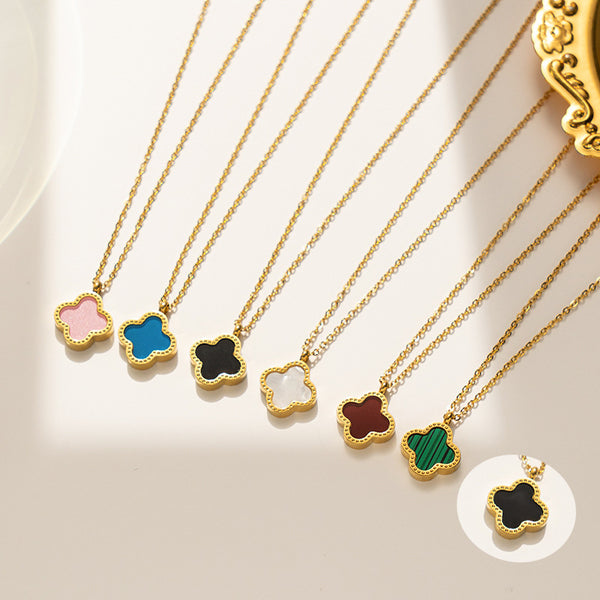 Korean Titanium Steel 18K Gold Plated Necklaces