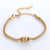 Women Minimalist Mesh Circle Chain Geometric Stainless Steel Electroplating Bracelets