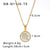 IG Style Zodiac Sign Flower Geometric Stainless Steel Electroplating Necklaces