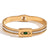 Fashion Circle Stainless Steel 18K Gold Plated Bangles