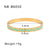 IG Style Asymmetrical Heart Stainless Steel Electroplating Bangles