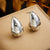 Fashion Droplet Copper Electroplating Earrings