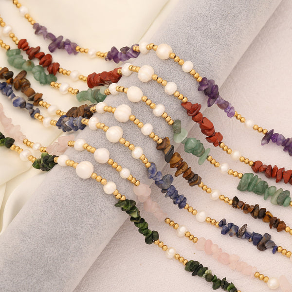 Pearl Natural Stone Handmade Necklaces