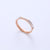 Women Minimalist Metal Diamond Doll Titanium Steel Oiling Rings