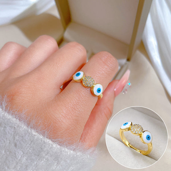 Women Crown Brass Electroplating Rings