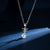 Fashion Dragonfly Geometric Titanium Steel Diamond Inlay Necklaces