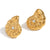 Fashion Shell Geometric Stainless Steel Electroplating Stud Earrings