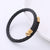 Punk Bubble Stainless Steel Electroplating Bangles