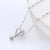 Minimalist Heart Heart Stainless Steel Electroplating Necklaces