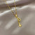 Exotic Women Star Chain Geometric Titanium Steel Diamond Inlay Necklaces