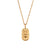 Fashion Geometric Stainless Steel 18K Gold Plated Necklaces