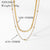 IG Style Stainless Steel 18K Gold Plated Necklaces