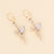 Women IG Style Metal Doll Alloy Electroplating Earrings