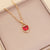 Women IG Style Heart Alloy Electroplating Necklaces