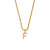 Fashion Letter Geometric Stainless Steel 18K Gold Plated Necklaces