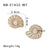 IG Style Conch Geometric Stainless Steel Electroplating Earrings