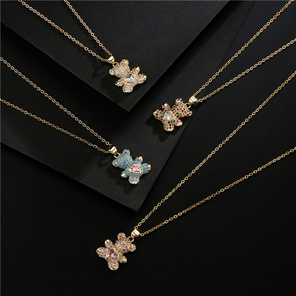 Women Geometric Geometric Copper Inlay Necklaces