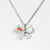 Moderate Luxury Butterfly Copper Diamond Inlay Necklaces