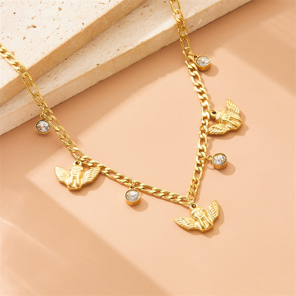 Fashion Chain Stainless Steel Electroplating Necklaces