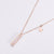 Natural Women Metal Chain Crown Stainless Steel Electroplating Pendants