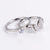 IG Style Butterfly Chinese Zodiac Animal Stainless Steel Zircon Inlay Rings