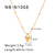 IG Style Heart Heart Stainless Steel Electroplating Necklaces