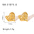 IG Style Heart Heart Stainless Steel Electroplating Earrings