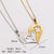 Minimalist Heart Crown Heart Stainless Steel Electroplating Necklaces