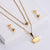 Women Korean Cross Butterfly Geometric Droplet Doll Stainless Steel Polishing Pendants