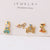 Cartoon Cartoon Zircon Zircon Inlay Earrings