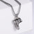 Men Metal Skull Retro Vintage Stainless Steel Pendants