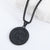 Minimalist Circle Geometric Stainless Steel Electroplating Pendants