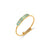 Women Geometric Stainless Steel 18K Gold Plated Rings