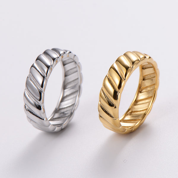 IG Style Stainless Steel Electroplating Rings