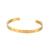 Fashion Circle Stainless Steel 18K Gold Plated Bangles