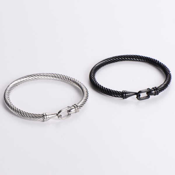 Minimalist Circle Stainless Steel Electroplating Bangles