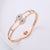 Elegant Stainless Steel Electroplating Bangles