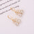 Women Minimalist Metal Cherry Alloy Earrings