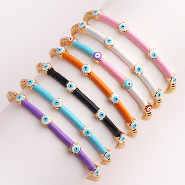 Eye Copper Electroplating Bangles