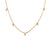 Fashion Round Geometric Stainless Steel 18K Gold Plated Necklaces