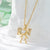 Minimalist Bowknot Stainless Steel Electroplating Necklaces