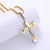 Retro Unisex Vintage Cross Cross Titanium Steel Electroplating Pendants