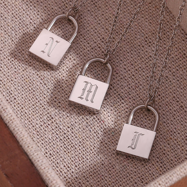 Fashion Letter Geometric Stainless Steel Electroplating Necklaces