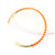 Women Metal Stripe Bohemian Stripe Gold Plating Bangles