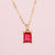 IG Style Women Quadrilateral Chinese Zodiac Animal Copper Electroplating Necklaces